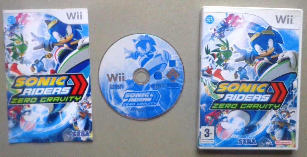Sonic Riders Zero Gravity voor de Nintendo Wii Compleet, Enlèvement ou Envoi, Comme neuf