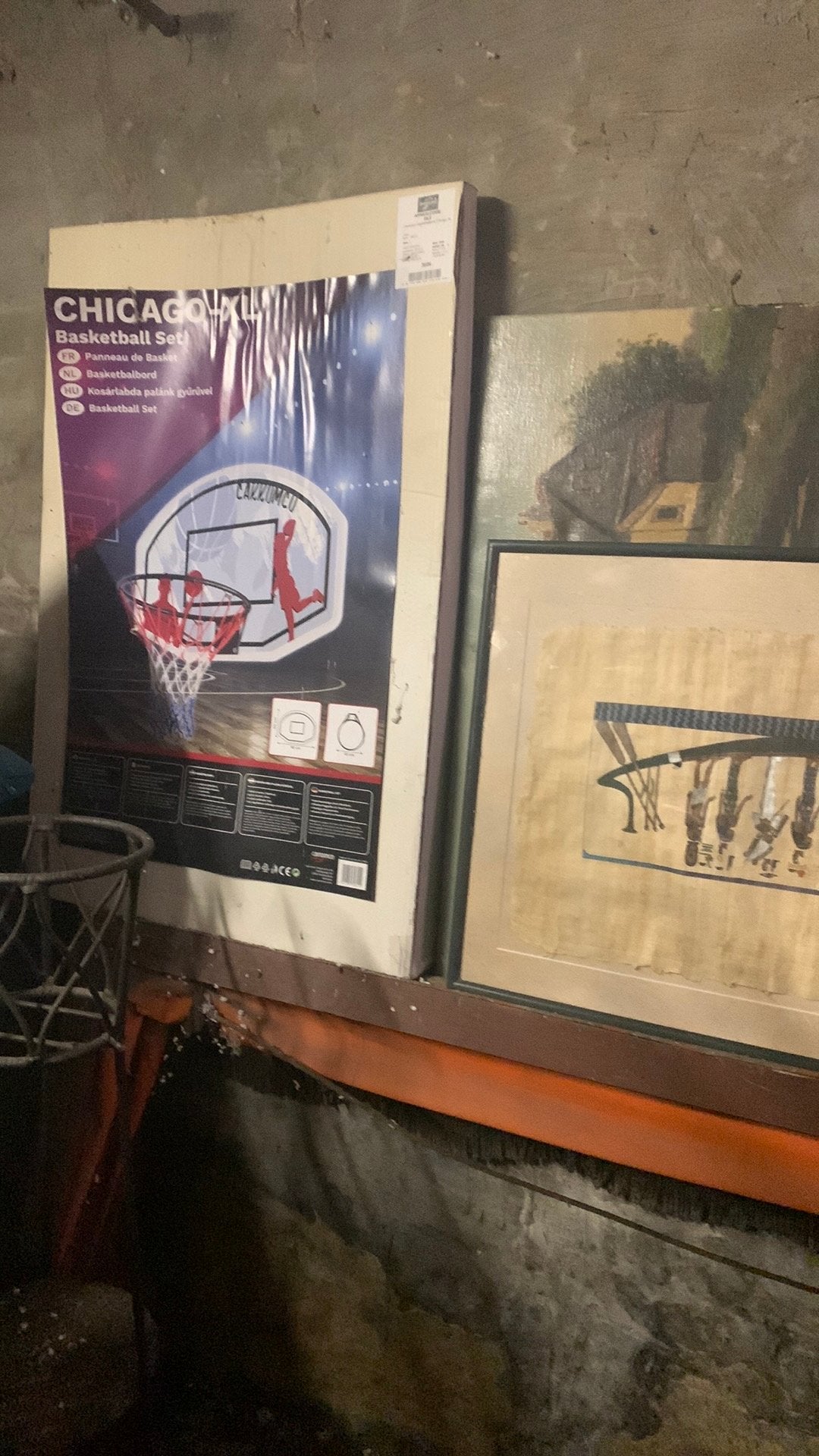 Basketbal leuk heb gekregen nooit uitgepakt, Sport en Fitness, Ophalen, Nieuw, Ring, Bord of Paal