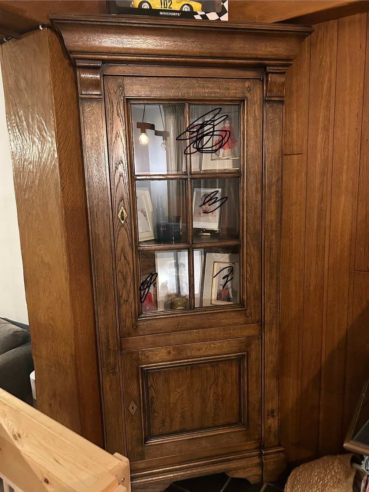 Vitrine de coin, Antiquités & Art, Enlèvement