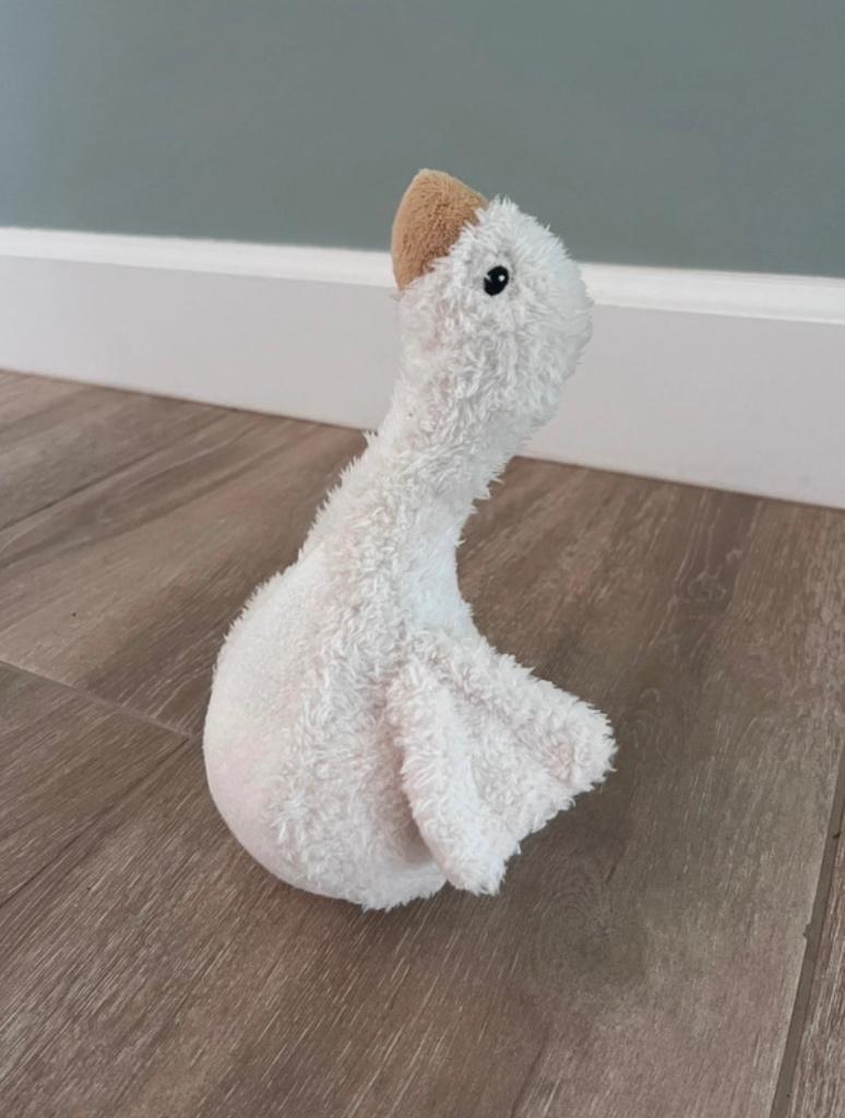 Little dutch tuimelaar eend, Kinderen en Baby's, Speelgoed | Houten speelgoed, Ophalen, Zo goed als nieuw, Duw- of Trekspeelgoed