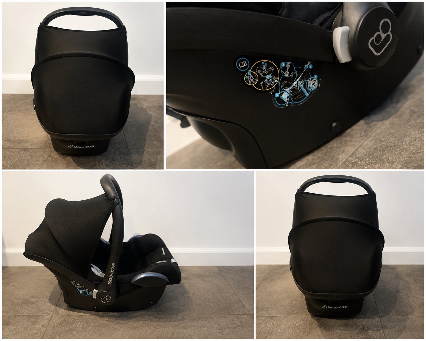Maxi-Cosi baby-autostoel – zwart – goede staat, Kinderen en Baby's, Autostoeltjes, Ophalen, Zo goed als nieuw, Maxi-Cosi