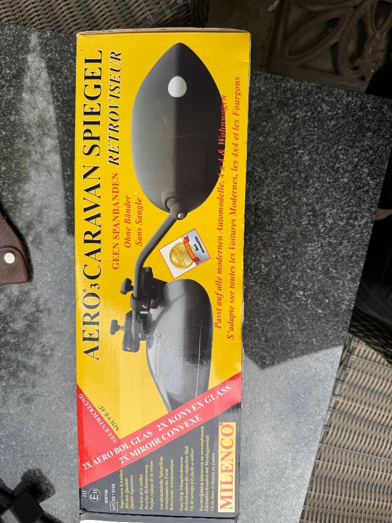 Caravanspiegel “Aero Towing Mirrors”,, Ophalen of Verzenden, Zo goed als nieuw