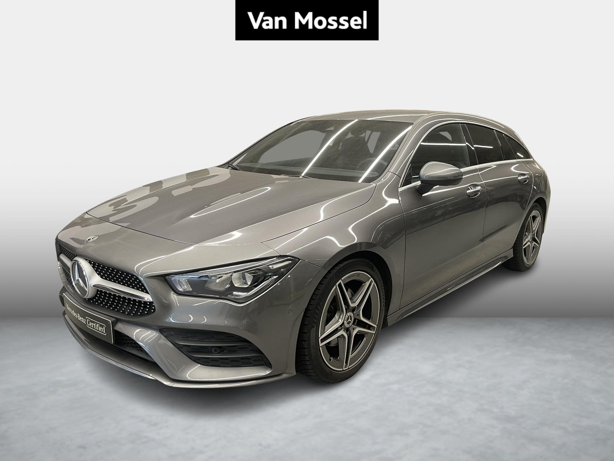 Mercedes-Benz CLA 180d AMG LINE Shooting Brake + CARPLAY + L, Auto's, Stof, Gebruikt, 4 cilinders, 116 pk