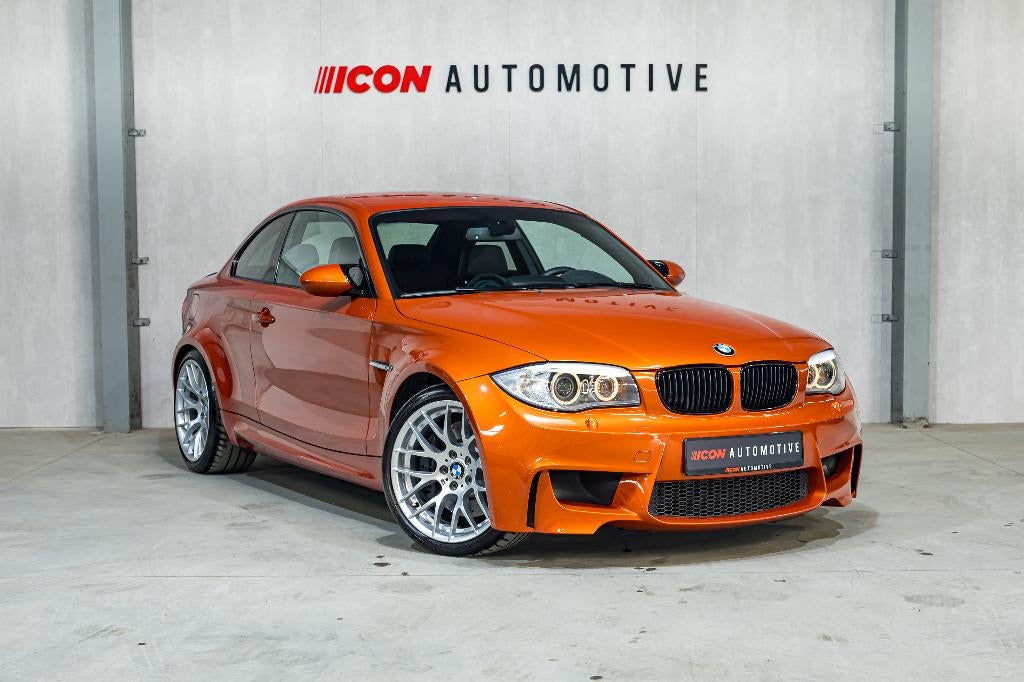 BMW 1er M Coupé VALENCIA ORANGE | FULL OPTION, Autos, BMW, Entreprise, Achat, Série 1, ABS, Caméra de recul, Airbags, Air conditionné