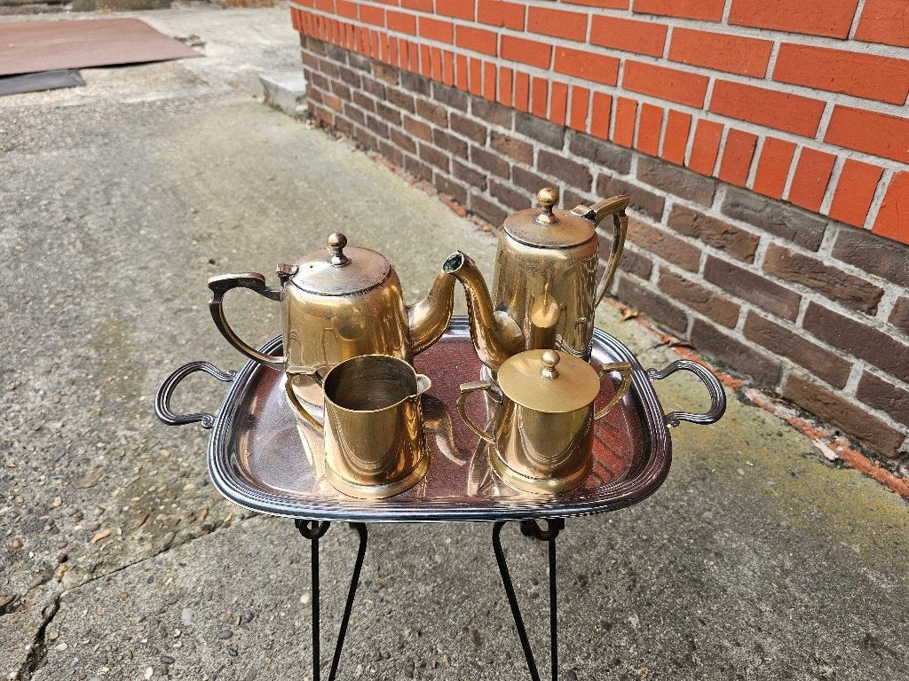 verzilverd koffieservies, Antiek en Kunst, Ophalen