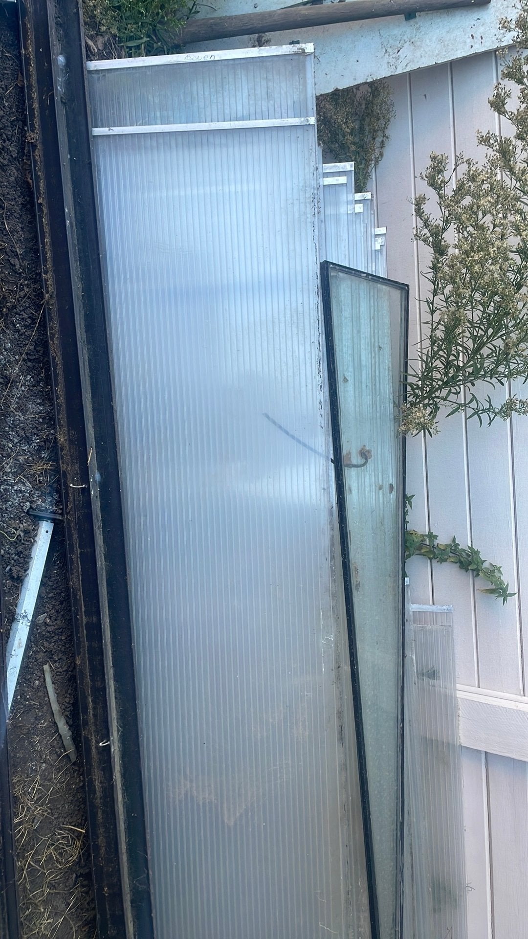 Veranda  polycarbonaat platen Dikte 16mm 262x60 cm, Ophalen, Zo goed als nieuw