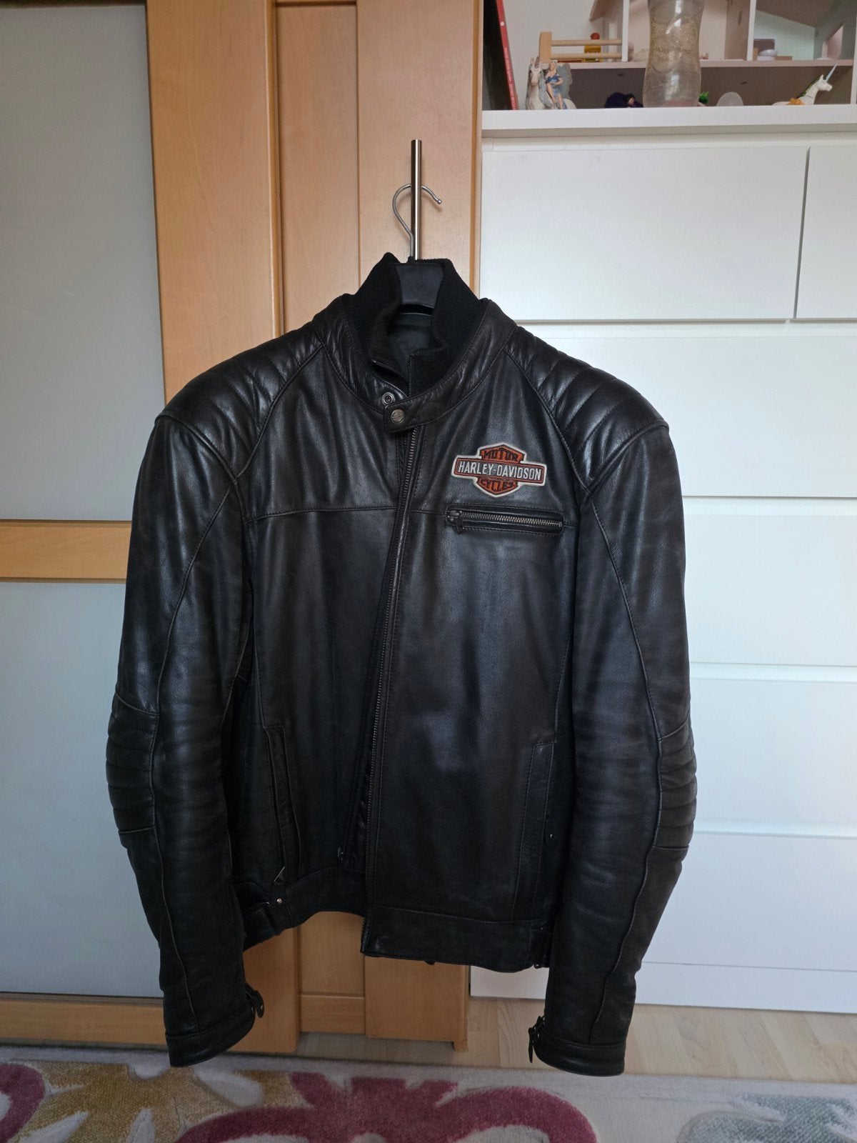 Origineel Harley-Davidson Leren Motorjack Maat XL, Kleding | Heren, Ophalen of Verzenden, Maat 56/58 (XL), Zwart