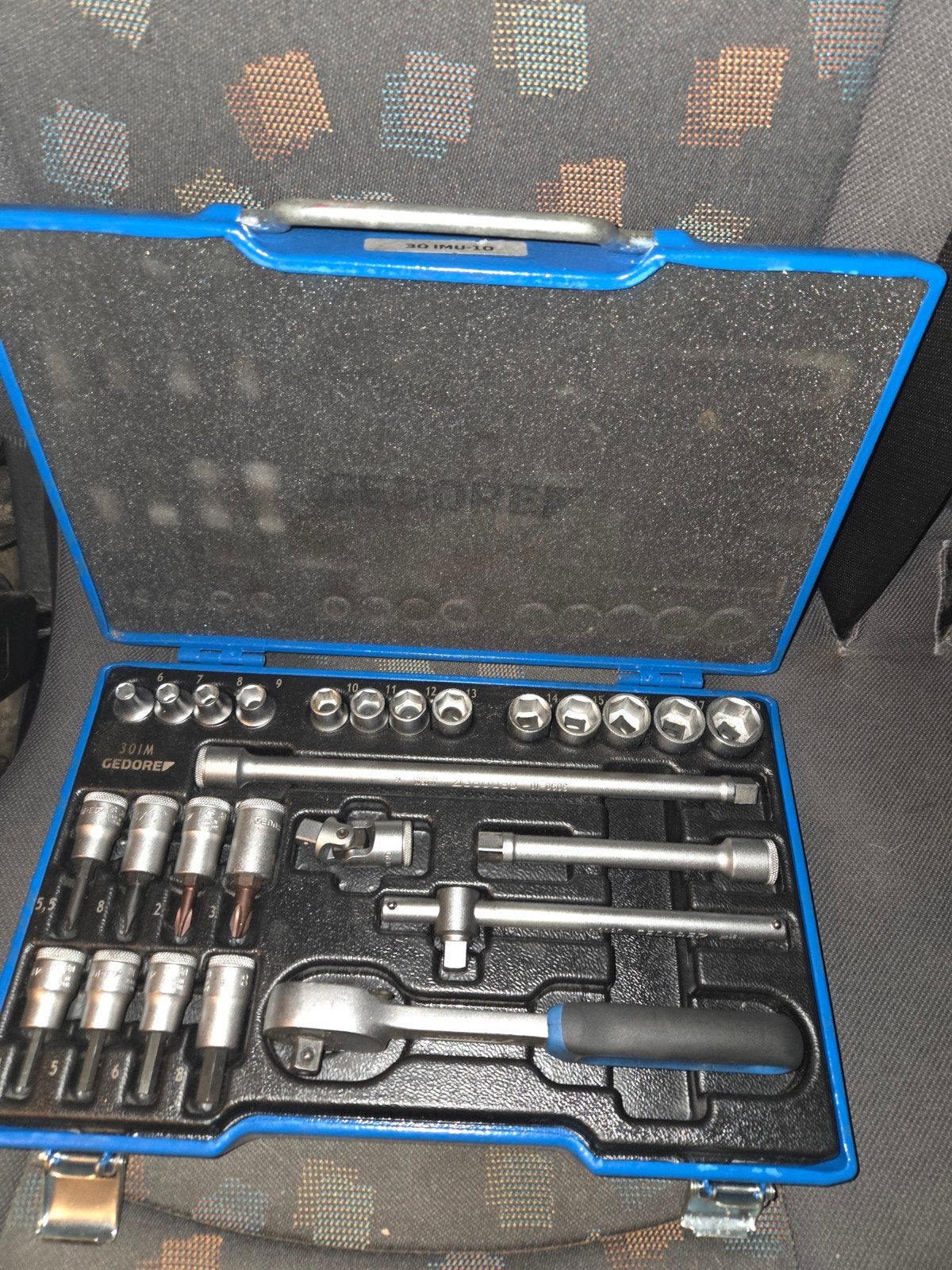 Kit de prises Gedore élargi avec, entre autres, un jeu de pr, Enlèvement, Comme neuf, Jeu d'outils, Gedore