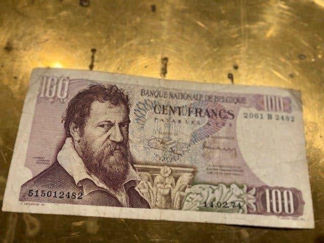 BILLET DE 100 FRANCS BELGES LAMBERT LOMBARD, Timbres & Monnaies, Billets de banque | Belgique, Billets en vrac, Enlèvement ou Envoi