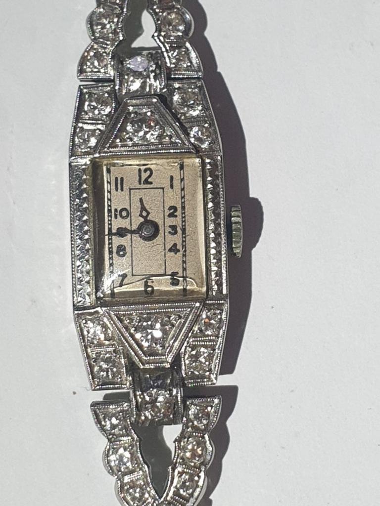 14 karaats gouden horloge, Handtassen en Accessoires, Horloges | Dames, Gebruikt, Polshorloge, Ophalen of Verzenden, Goud