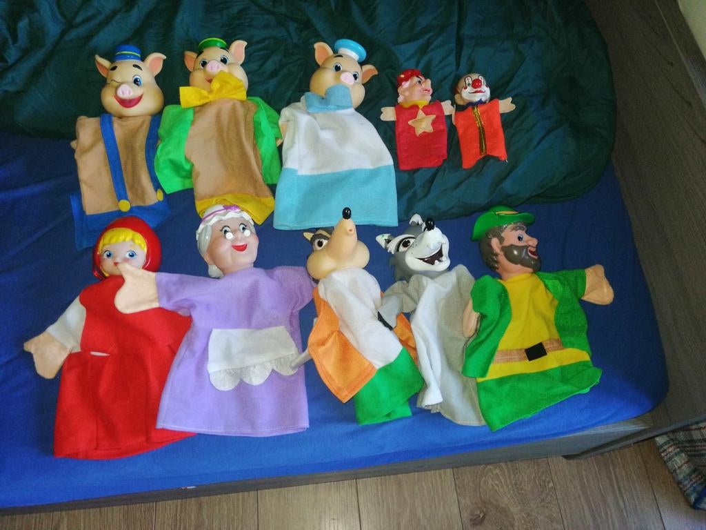 Popjes voor poppenkast, Verzamelen, Ophalen