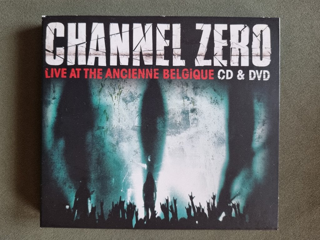 CHANNEL ZERO – Live At The Ancienne Belgique (CD+DVD 2010), Cd's en Dvd's, Digipak, Ophalen of Verzenden, Zo goed als nieuw, Hardcore