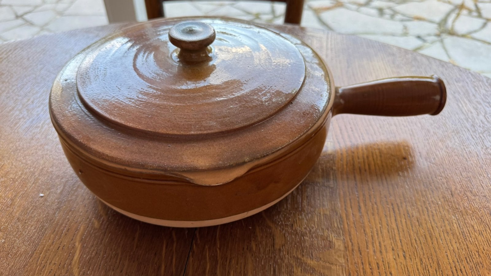 Lot de plats/ fait tout en terre cuite – Grès de France, Maison & Meubles, Cuisine | Casseroles & Poêles, Sans PFAS, Enlèvement