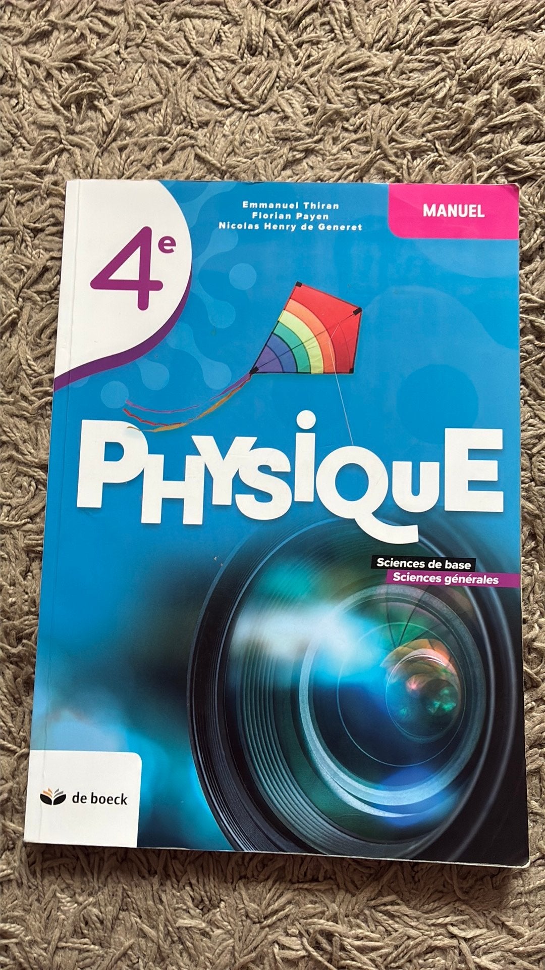 Physique 4, Enlèvement, Comme neuf, Secondaire, Physique
