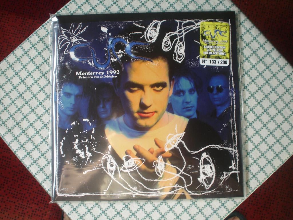 the cure monterrey 92 dubbel lp geel limited opruiming prijs, Cd's en Dvd's, Overige formaten, Ophalen of Verzenden, Limited edition