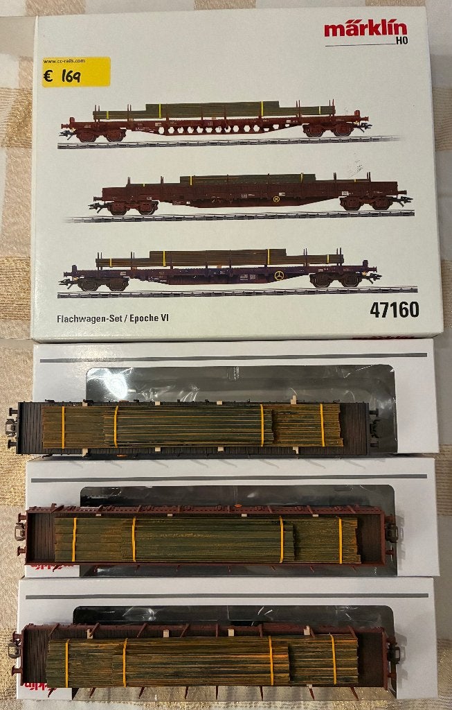 Marklin CFL 47160 3 delige set staaltransport, Enlèvement ou Envoi, Comme neuf