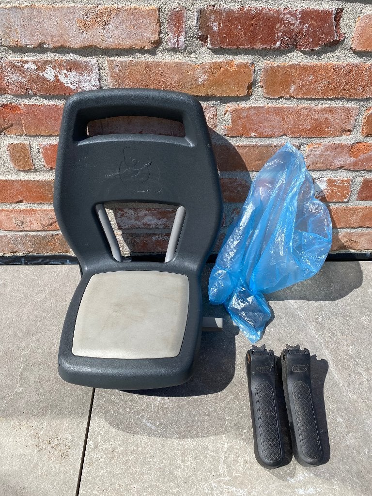 Fietsstoel 6+, Fietsen en Brommers, Ophalen, Achterzitje, 15 t/m 36 kg, Qibbel