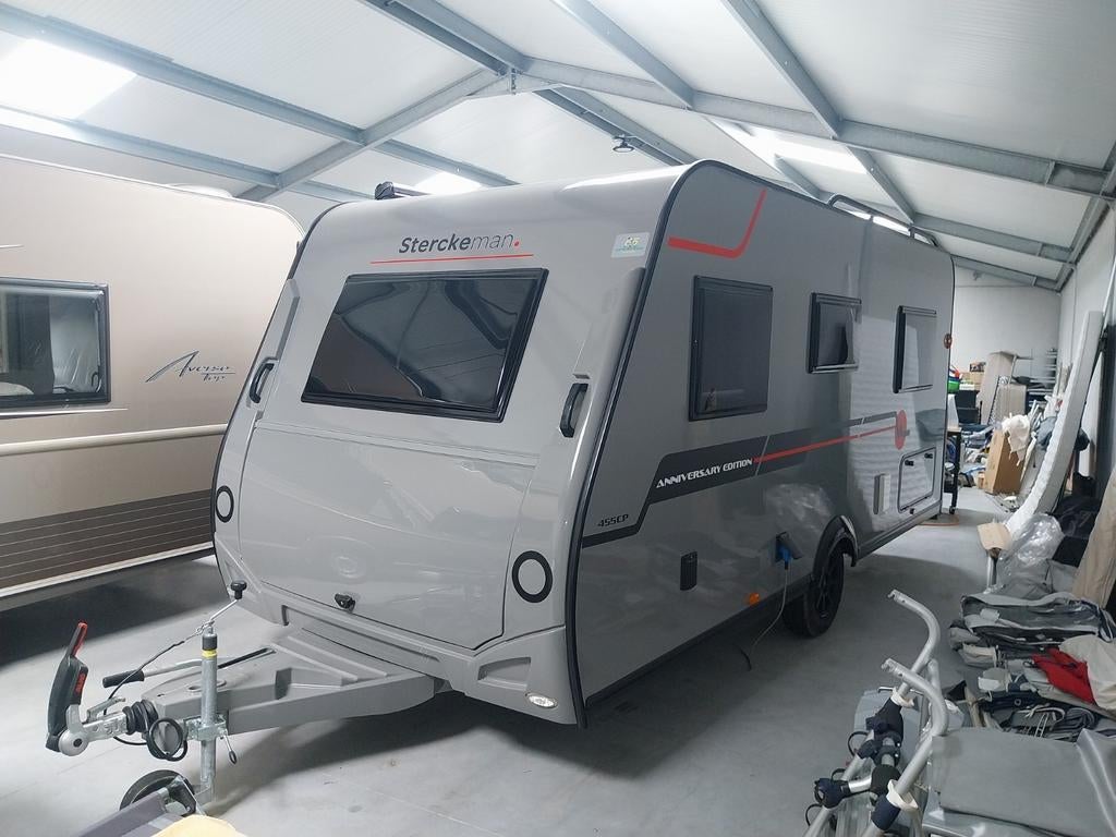 Sterckeman Sport Anniversary Edition 455cp, Caravans en Kamperen, Caravans, Bedrijf, Sterckeman, Airco, Douche, Mover, Serviceluik