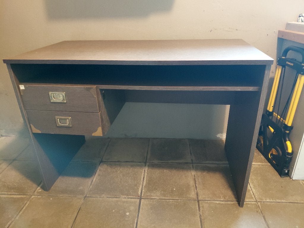 Bureau, Huis en Inrichting, Met lades, Gebruikt, 110 cm, Schoolbureau