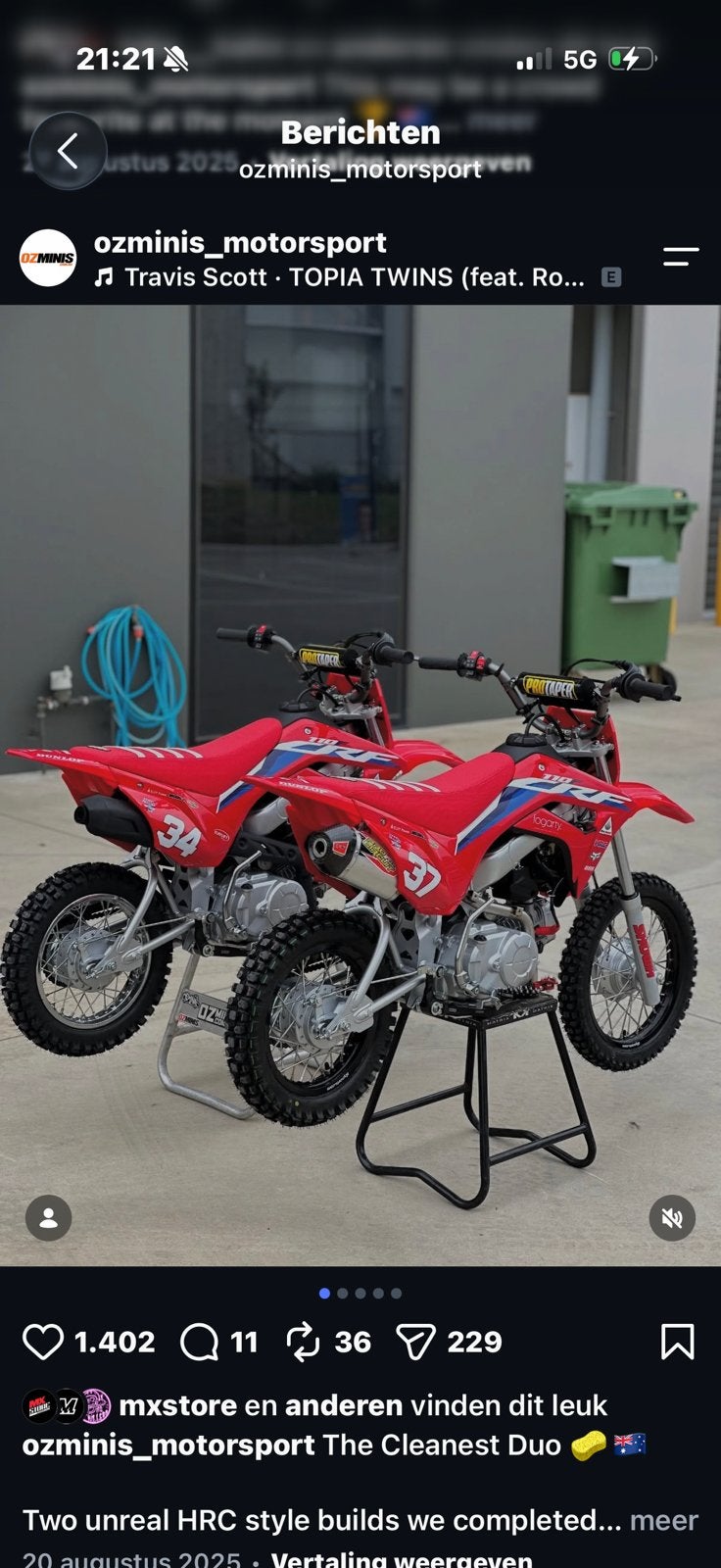 gezocht : uitlaat crf 110, Enlèvement, Comme neuf