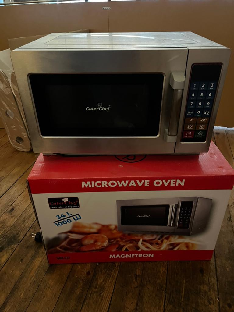 Caterchef professionele microgolf, Elektronische apparatuur, Microgolfovens, Ophalen, Gebruikt, Vrijstaand, Microgolfoven