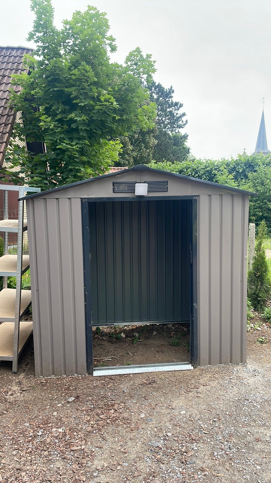 Cabanon métallique, Enlèvement, Utilisé, Métal, Autres types