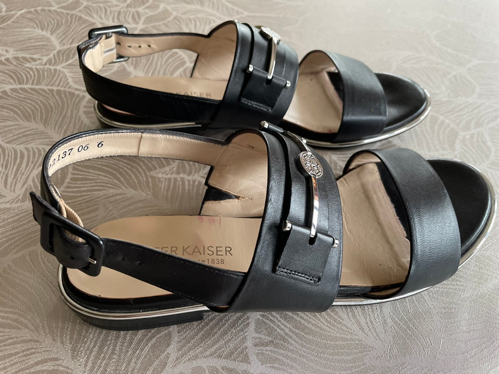 Sandelen maat 39 ‘Peter Kaiser’, Kleding | Dames, Schoenen, Ophalen, Zwart, Sandalen of Muiltjes, Zo goed als nieuw