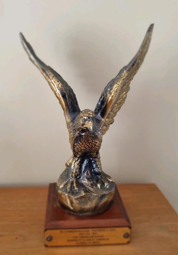 Adelaar beeld vintage (30 cm) – USA herdenkingsstuk, Antiek en Kunst, Ophalen
