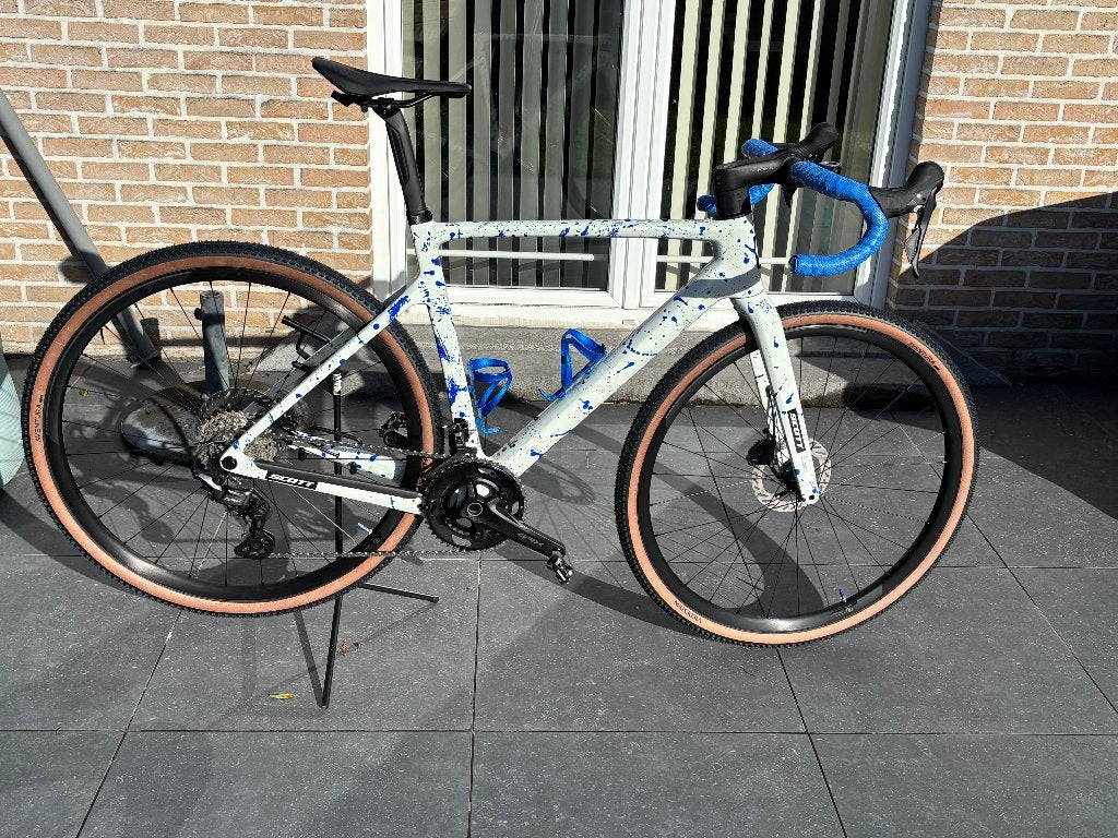Scott Addict 30 Gravel, maat M (54), met veel extra's, 28 inch, Carbon, Heren, Zo goed als nieuw