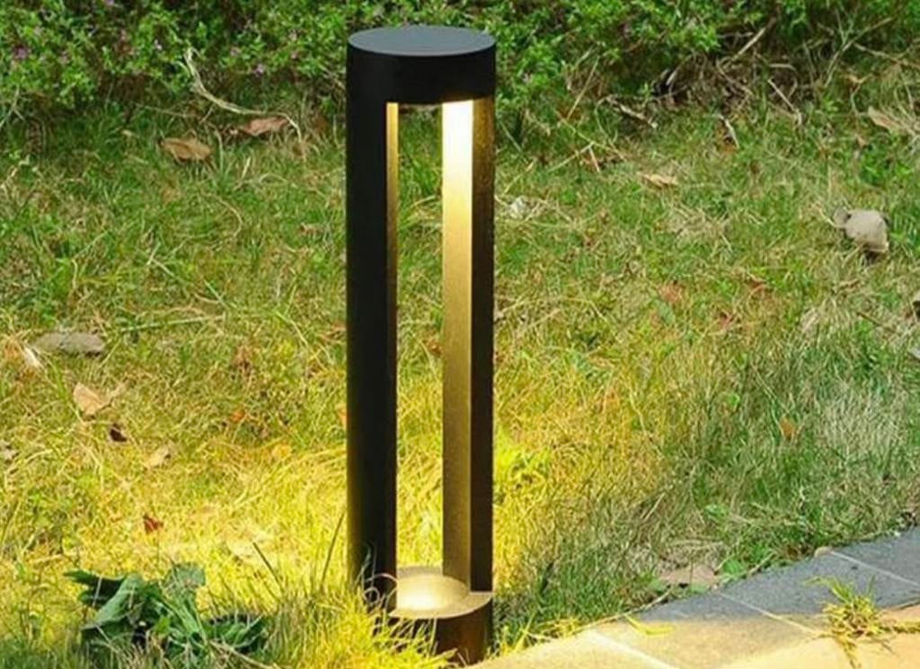 Borne lumineuse extérieure Lampinno cylindrique — IP65, Neuf, Enlèvement ou Envoi, Lampe au sol, Alimentation secteur