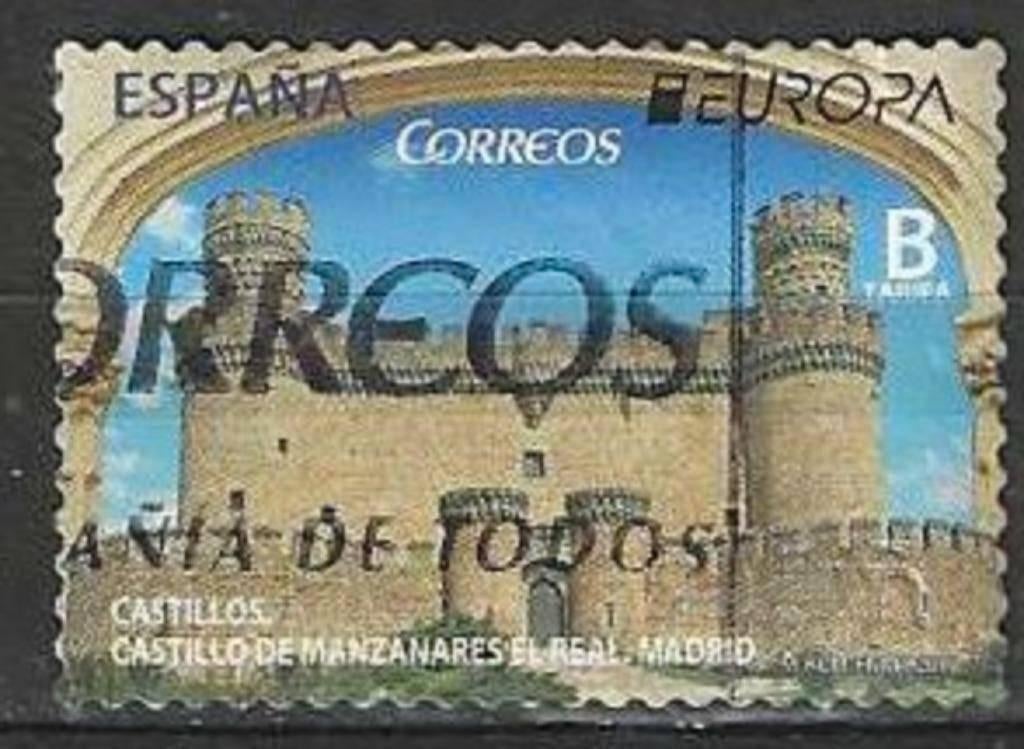 Spanje 2017 - Yvert 4859 - Europa - Kastelen (ST), Verzenden, Gestempeld