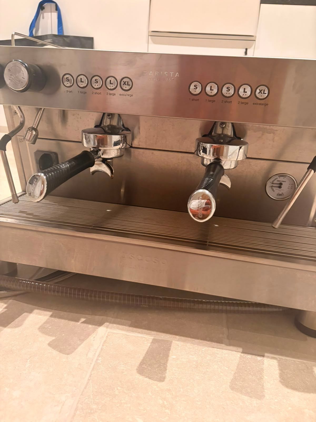 Barista koffiemachine 2 cups, Ophalen