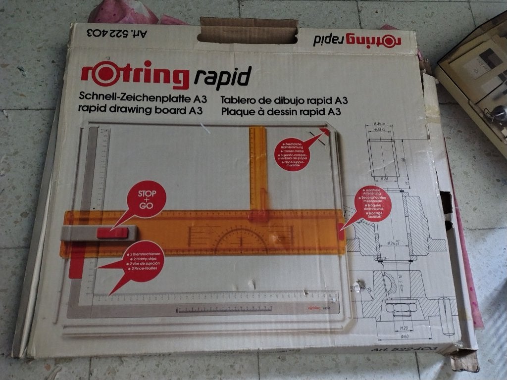 Rotring Rapid A3 tekenbord, Hobby en Vrije tijd, Ophalen, Zo goed als nieuw, Overige typen