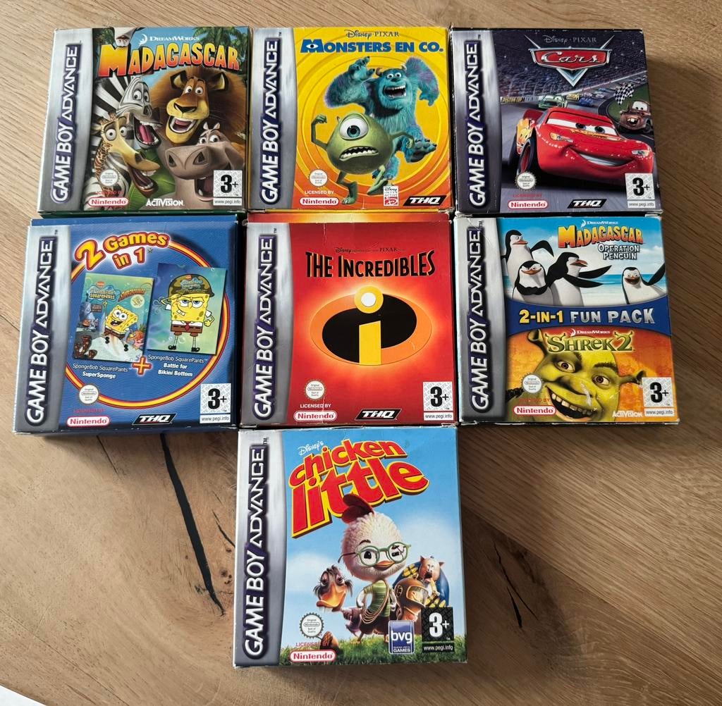 Game boy gameboy advance games compleet in doos, Enlèvement ou Envoi, Comme neuf