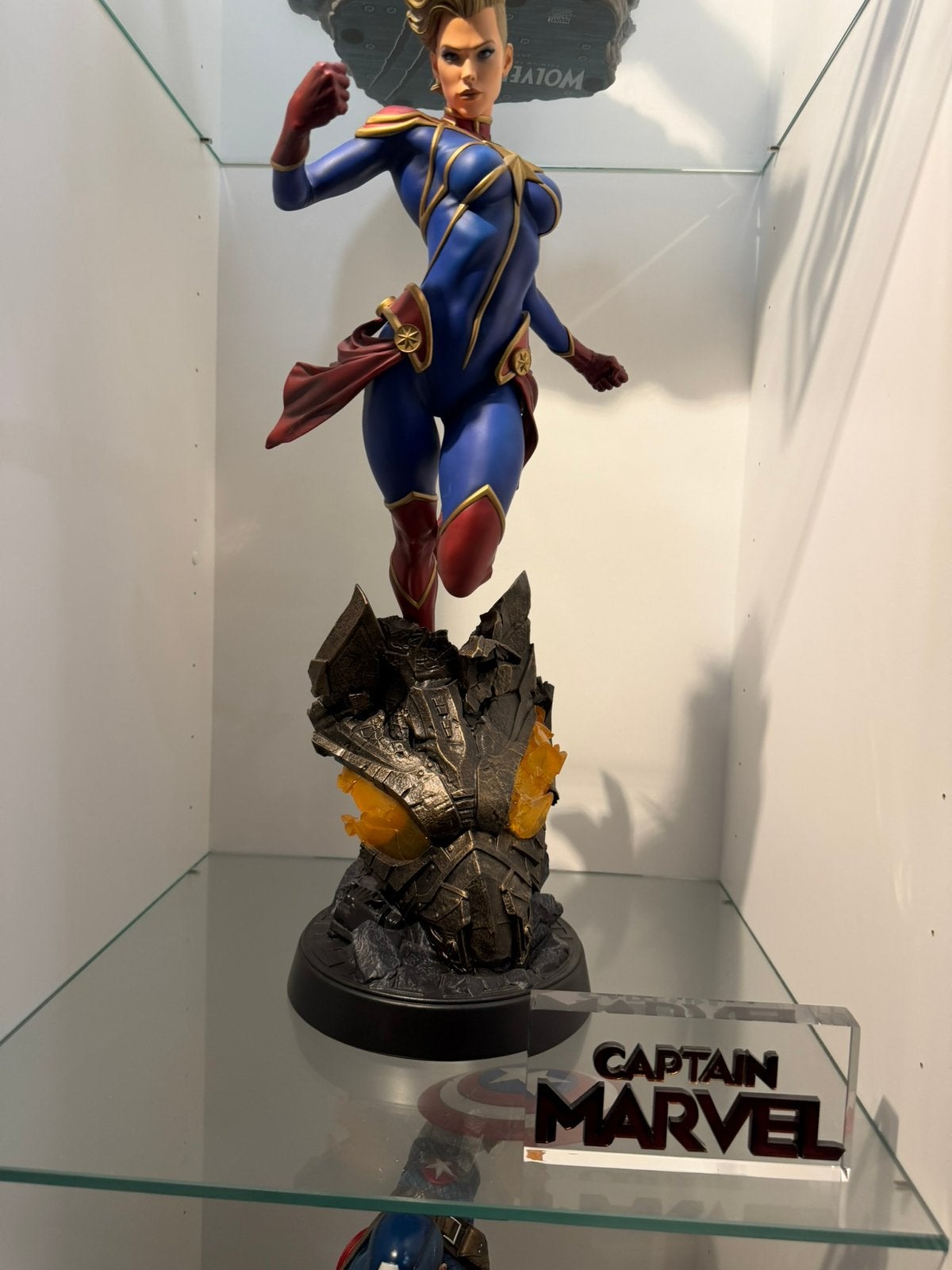 Sideshow premium Format. Captain Marvel, Verzamelen, Ophalen of Verzenden, Zo goed als nieuw