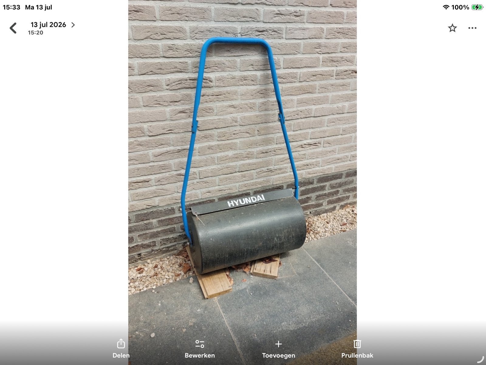 Rouleau de jardin, Jardin & Terrasse, Enlèvement, Utilisé, Autres types