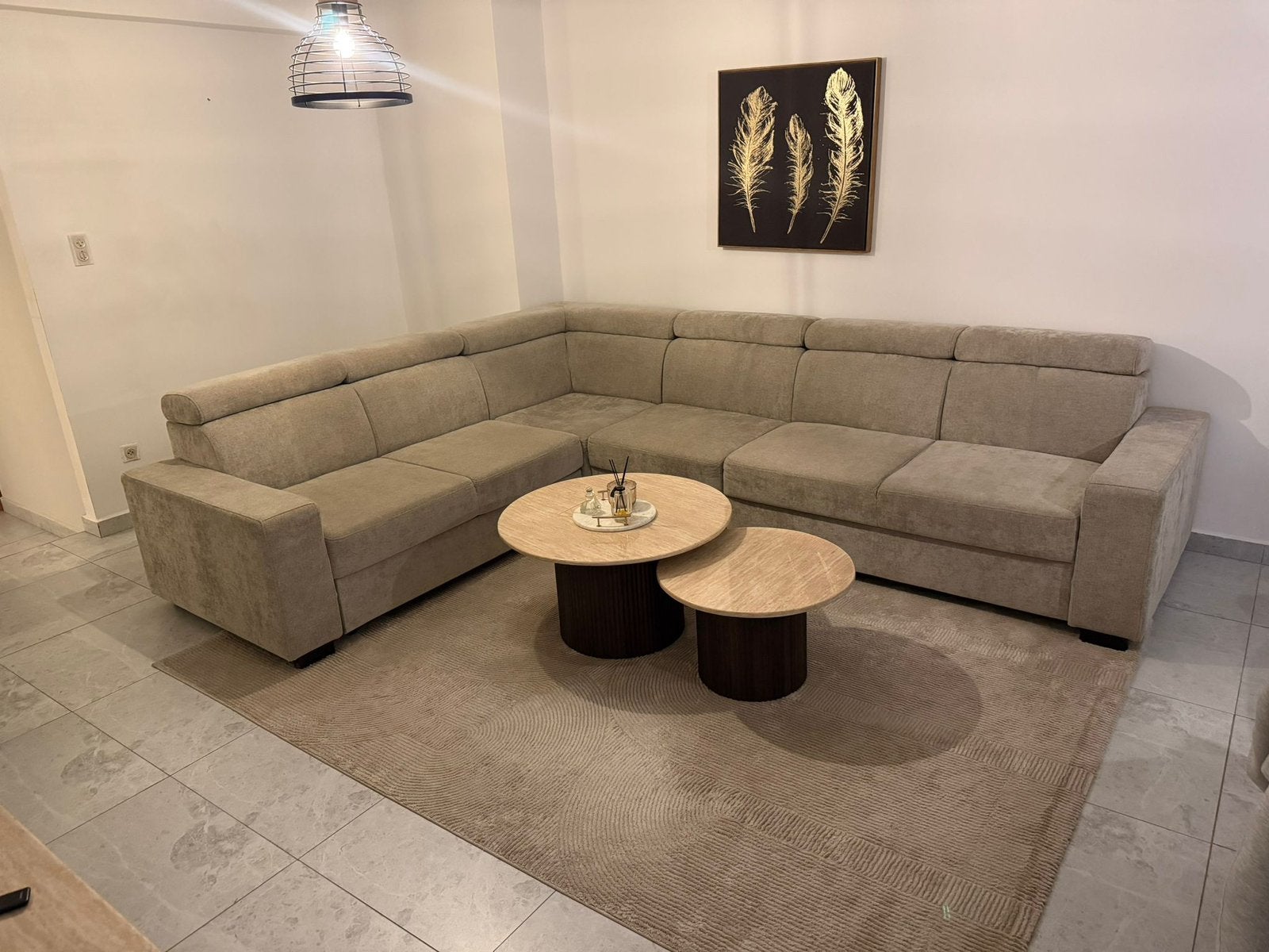 Hoeksalon met bedfunctie, Ophalen, Zo goed als nieuw