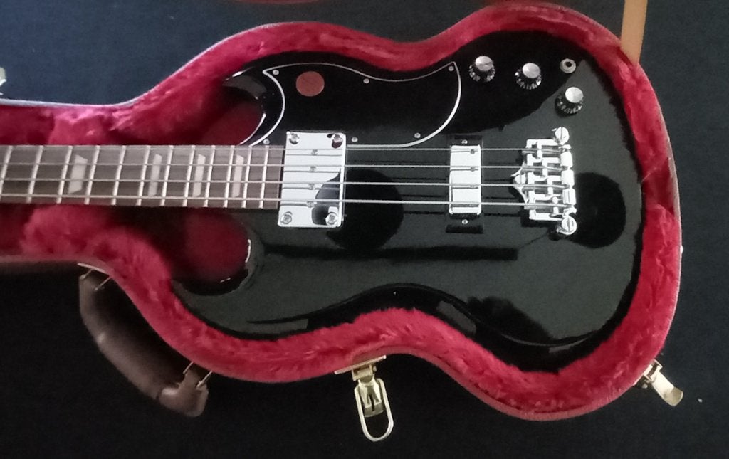 Neuve  : Gibson SG USA Bass Ebony (jamais jouée)/ Hard case, Musique & Instruments, Enlèvement ou Envoi, Neuf, Électrique