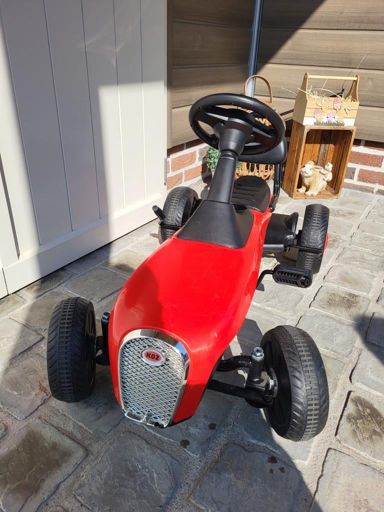 Retro gocart rood - zwart, Ophalen, Gebruikt