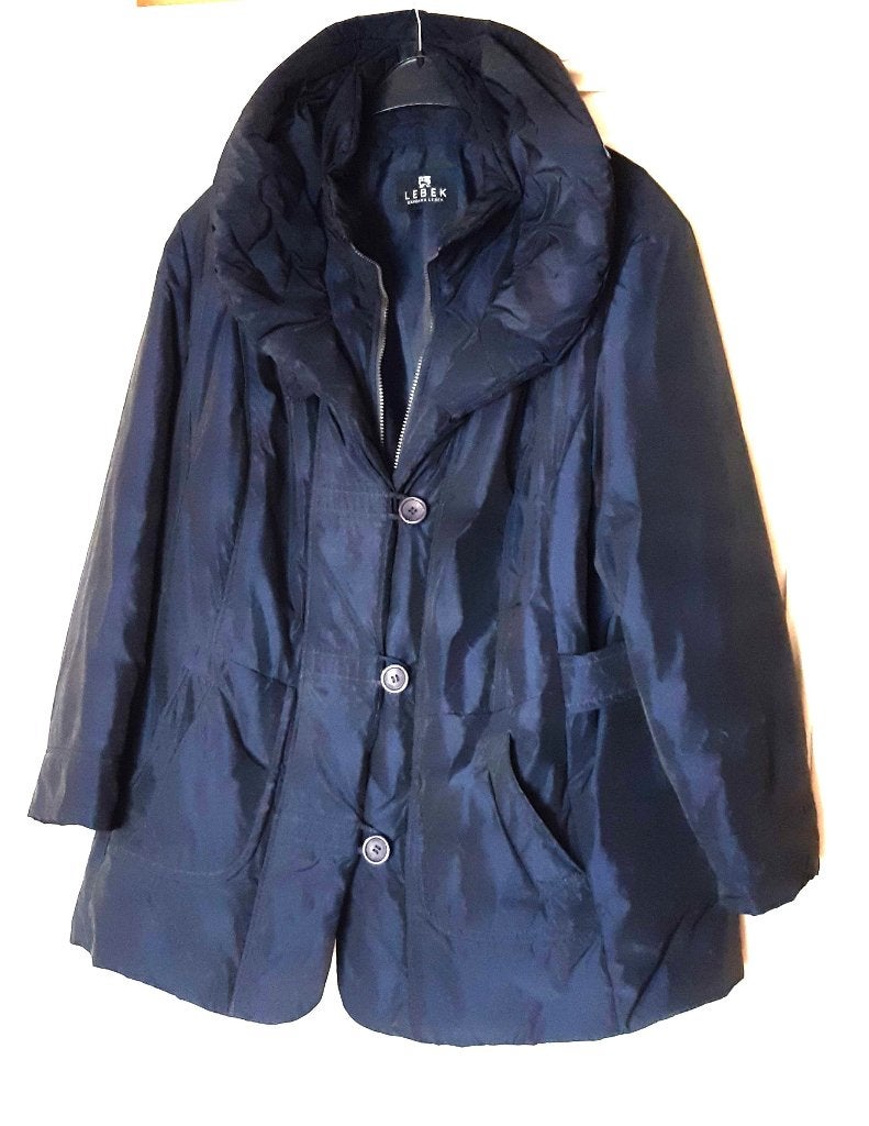 winterjas dames maat 54 (grote maten), Kleding | Dames, Jassen | Winter, Ophalen, Blauw, Maat 46/48 (XL) of groter, Zo goed als nieuw