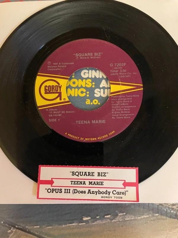 Teena Marie ‎– Square Biz - 7" - Gordy ‎- US - 1981, Cd's en Dvd's, Verzenden, 7 inch