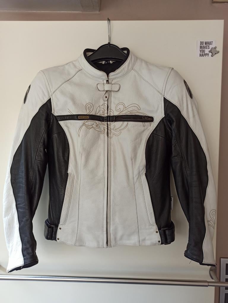 Sportieve, lederen, motorvest Richa voor dames, maat 36., Ophalen of Verzenden, Dames