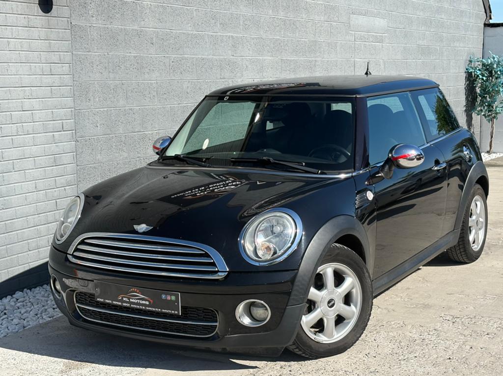 MINI COOPER ONE 1.6 DIESEL 171 000KM CARPASS 2010, Autos, Achat, Entreprise, Boîte manuelle, Noir