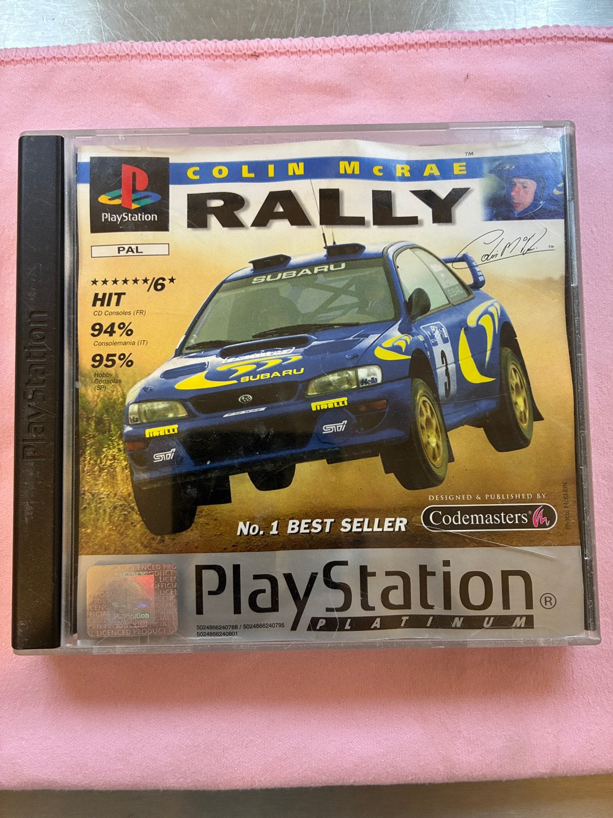 Colin McRae Rally PlayStation 1 Platinum Edition, Games en Spelcomputers, Games | Sony PlayStation 1, Verzenden, Zo goed als nieuw