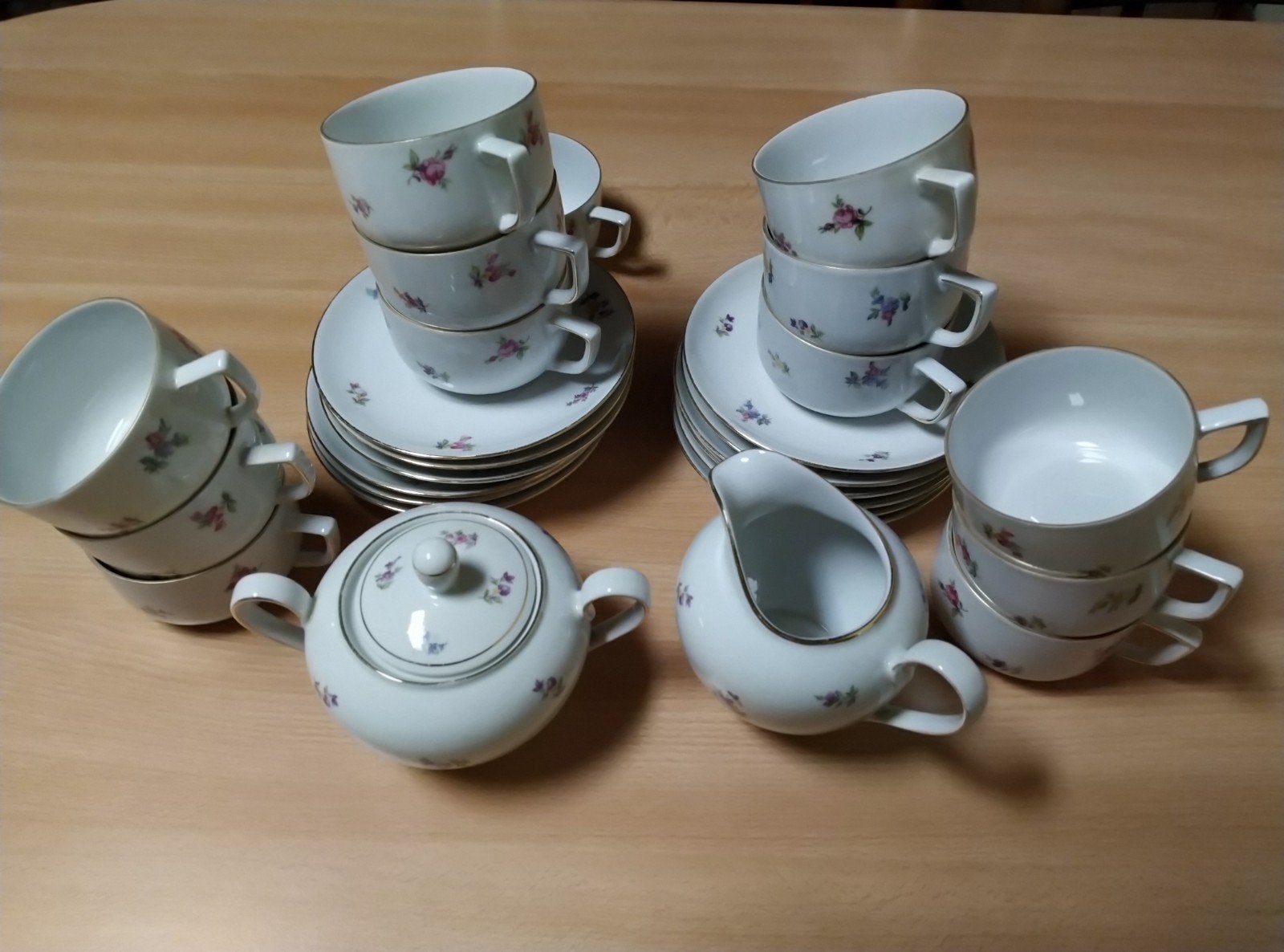 Koffieservies de, Ophalen, Zo goed als nieuw, Wit