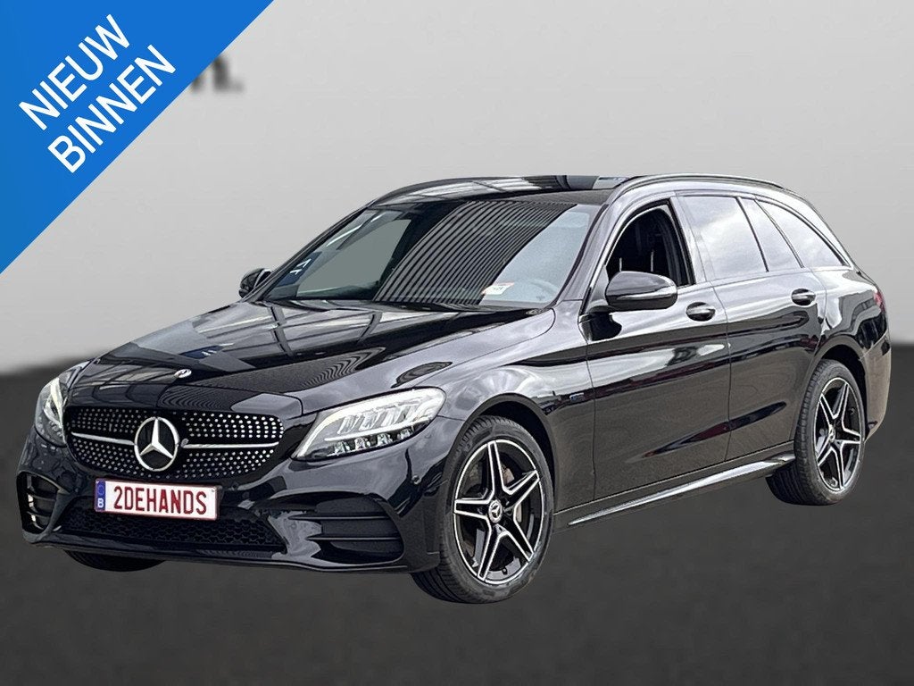 Mercedes-Benz C-Klasse Break 300 de AMG Sport Edition, Auto's, Mercedes-Benz, Automaat, 4 cilinders, Zwart, Plug-in hybride