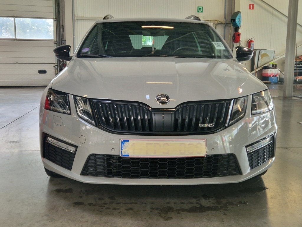 Skoda Octavia SW RS 2.0 TFSI DSG, Autos, Argent ou Gris, Euro 6, 169 kW, Entretenue par le concessionnaire
