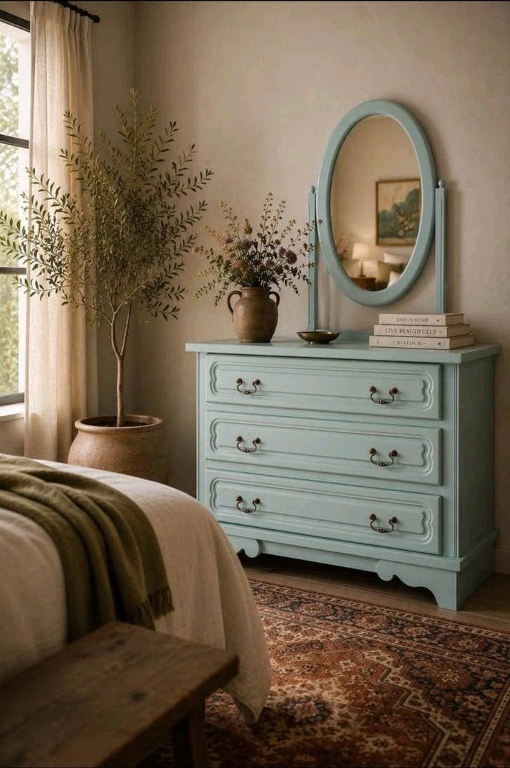 belle commode. armoire à miroir avec tiroirs, Enlèvement
