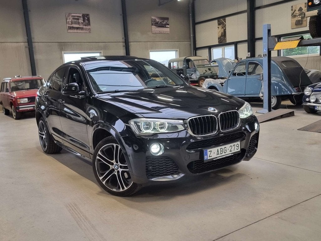 BMW X4 X4 2.0 dA xDrive PACK-M * FULL OPTIONS (automatique), Autos, BMW, Cuir, Achat, Euro 6, Noir
