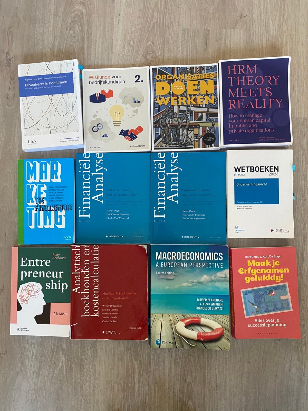 Boeken 2e bach handelswetenschappen ugent - zie beschrijving, Enlèvement, Utilisé, Enseignement supérieur